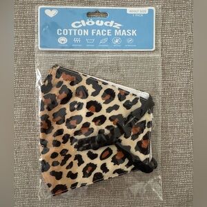 Brand New Cloudz Cotton Face Mask for Adults in Animal Print Pattern